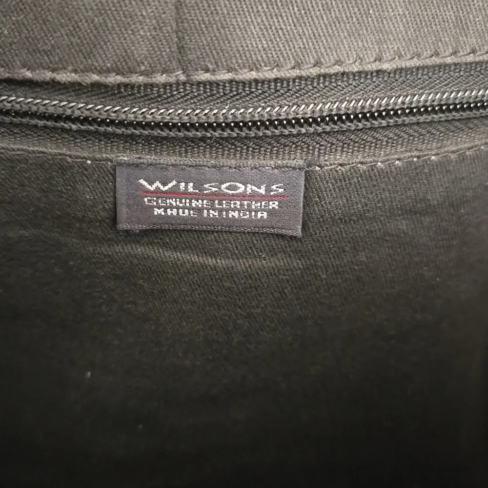 Wilsons Leather Black Briefcase